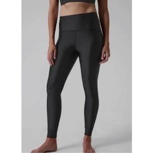 Athleta Elation Shine Tight - Black - size XS P